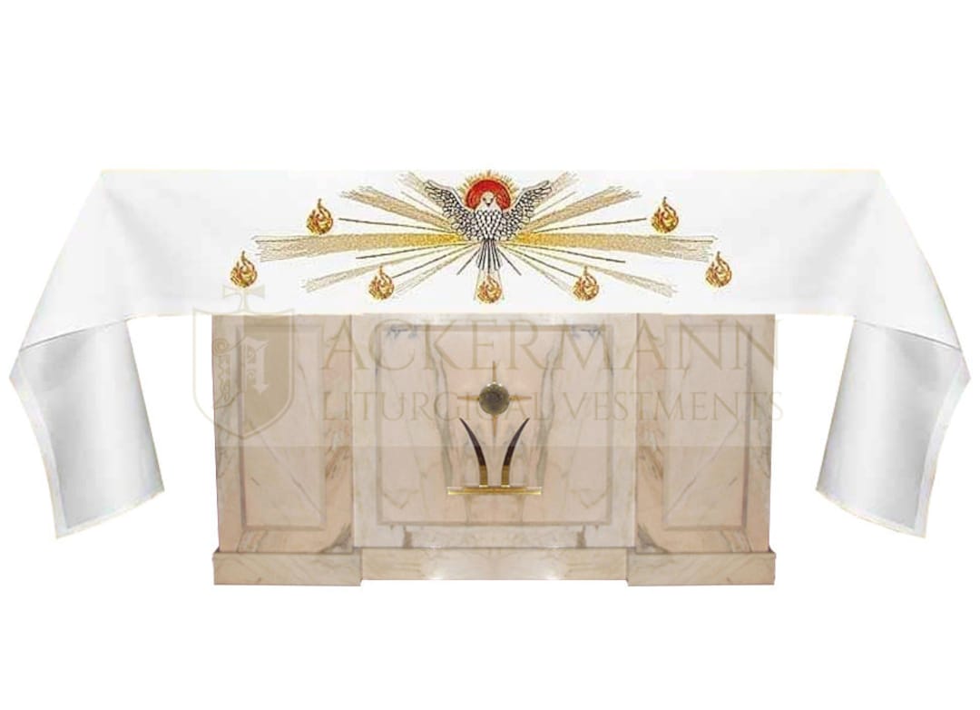 Church Altar Cloth for Pentecost Holy Spirit,accessories for Church