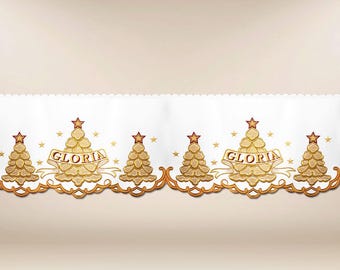 Altar lace embroidered ,Accessories for church celebrations,Catholic Altar Lace,Personalized embroidered tablecloth lace for church alter.