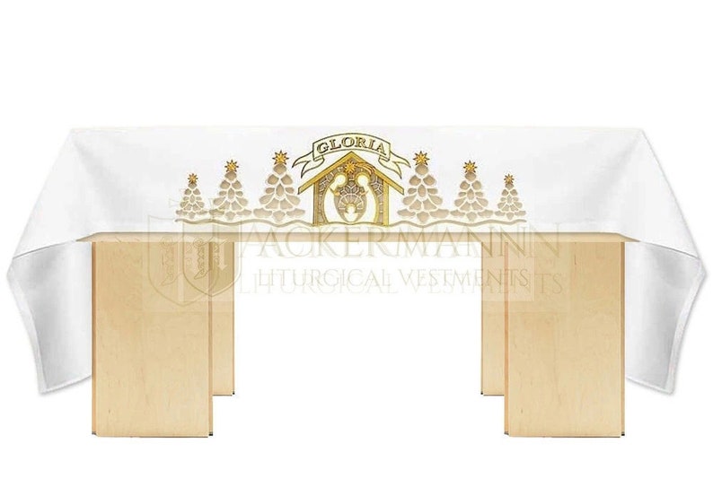 Church Altar Cloth Gloria,accessories for Church Celebrations,catholic