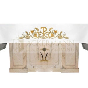 Church Altar Cloth,Accessories for church celebrations,Catholic Altar Cloth.Personalized embroidered tablecloth for church alter.
