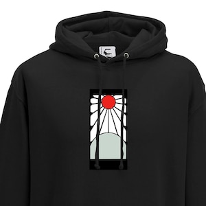 Anime Demon Slayer Tanjiro Hanafuda Earring Logo hoodie Japanese anime Gift Hooded Top Adults + Teens Sizes lots of colours