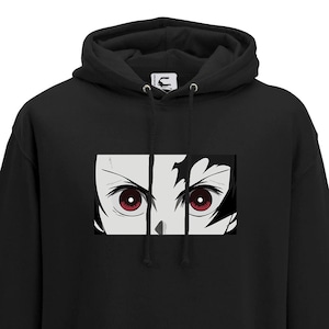 Anime Tanjiro Demon Slayer Kimetsu no Yaiba Logo hoodie Japanese anime Gift Hooded Top Adults + Teens Sizes lots of colours
