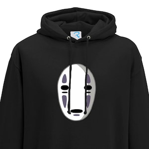 Noface Mask Spirited Away Symbol Logo Hoodie Japanese Anime