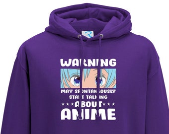 Anime Hoodie May Start Talking About Anime Jumper Hoodie Adult & Teen Sizes