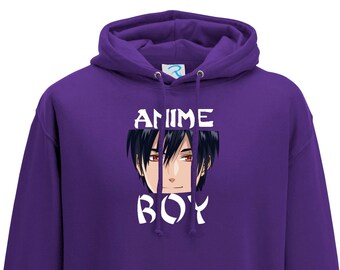 Anime Boy Hoodie - Etsy UK Anime Boy Hoodie - Etsy UK