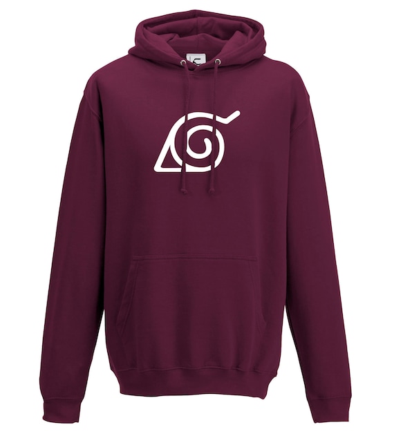 Anime Naruto Leaf Village Headband Symbol Hoodie Japanese Anime Gift Hooded Top Adults Teens Sizes Lots of Colours Etsy Canada