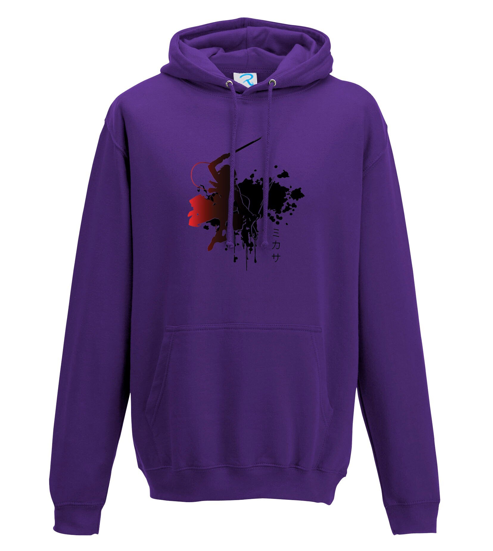 Anime Mikasa Attack On Titan Logo hoodie Japanese anime Gift Hooded Top Adults + Teens Sizes lots of colours