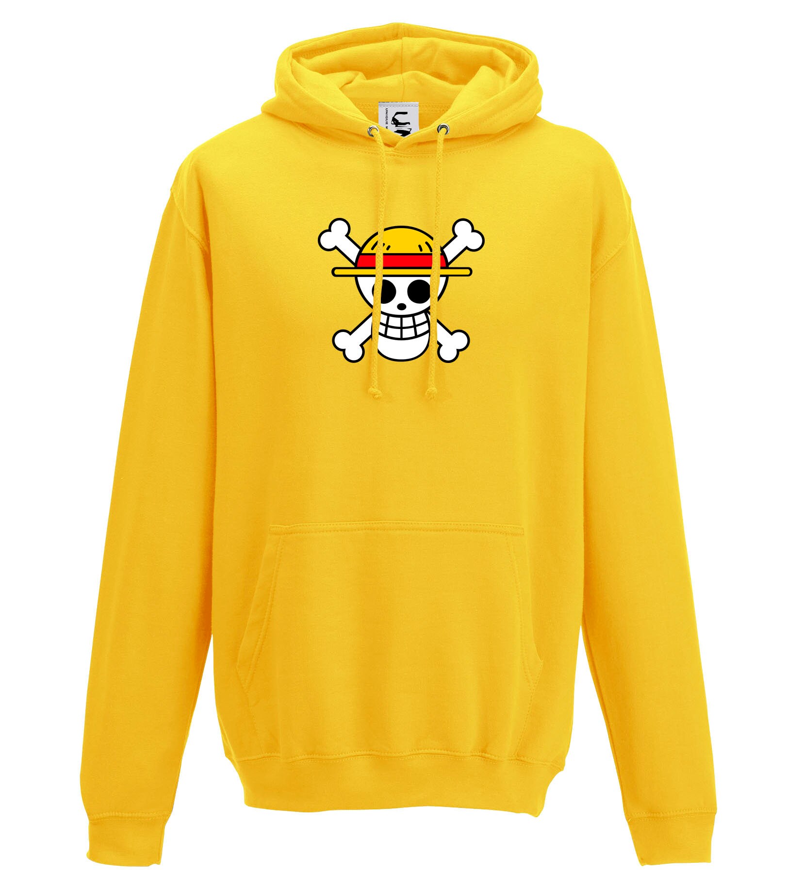 Sweat à Capuche One Piece – Logo Kanji Pirates Chapeau De Paille, Coupe Classique 241g - 5