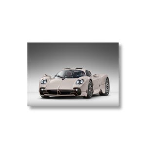 Pagani Utopia Supercar Poster Print, Framed or Unframed Wall Art, Luxury Car Poster, Car Artwork, Pagani Enthusiast Gift, Pagani Poster