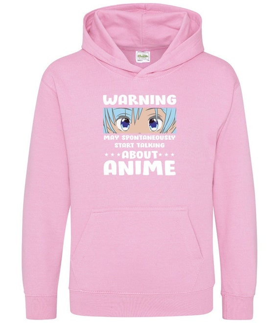 Anime Hoodie May Start Talking About Anime Jumper Hoodie Kids Sizes Etsy Canada