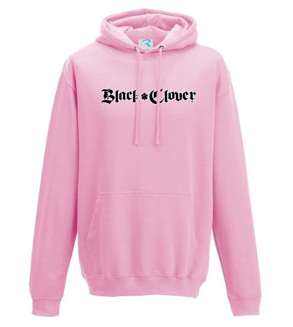 Black Clover Anime Logo Hoodie Japanese Anime Gift Hooded Top Adults Teens Sizes Lots of Colours Etsy UK