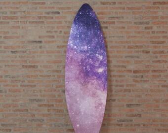 Surfboard Wall Art Printed on Glass (Acrylic): Up and Beyond