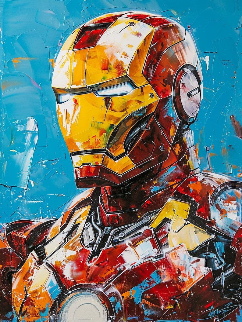 iron-man-pop-art-print-iconic-marvel-superhero-portrait-legendary