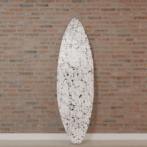 Surfboard Wandkunst auf Glas (Acryl): Webs