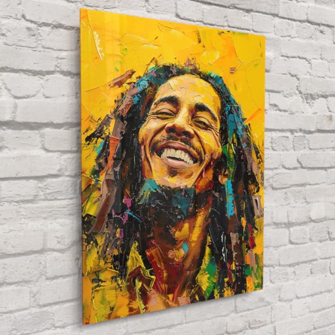 絵画 BOB MARLEY  97x130cm Amazon.com: CANVAS ON DEMAND Bob Marley Canvas Wall Art Print by
