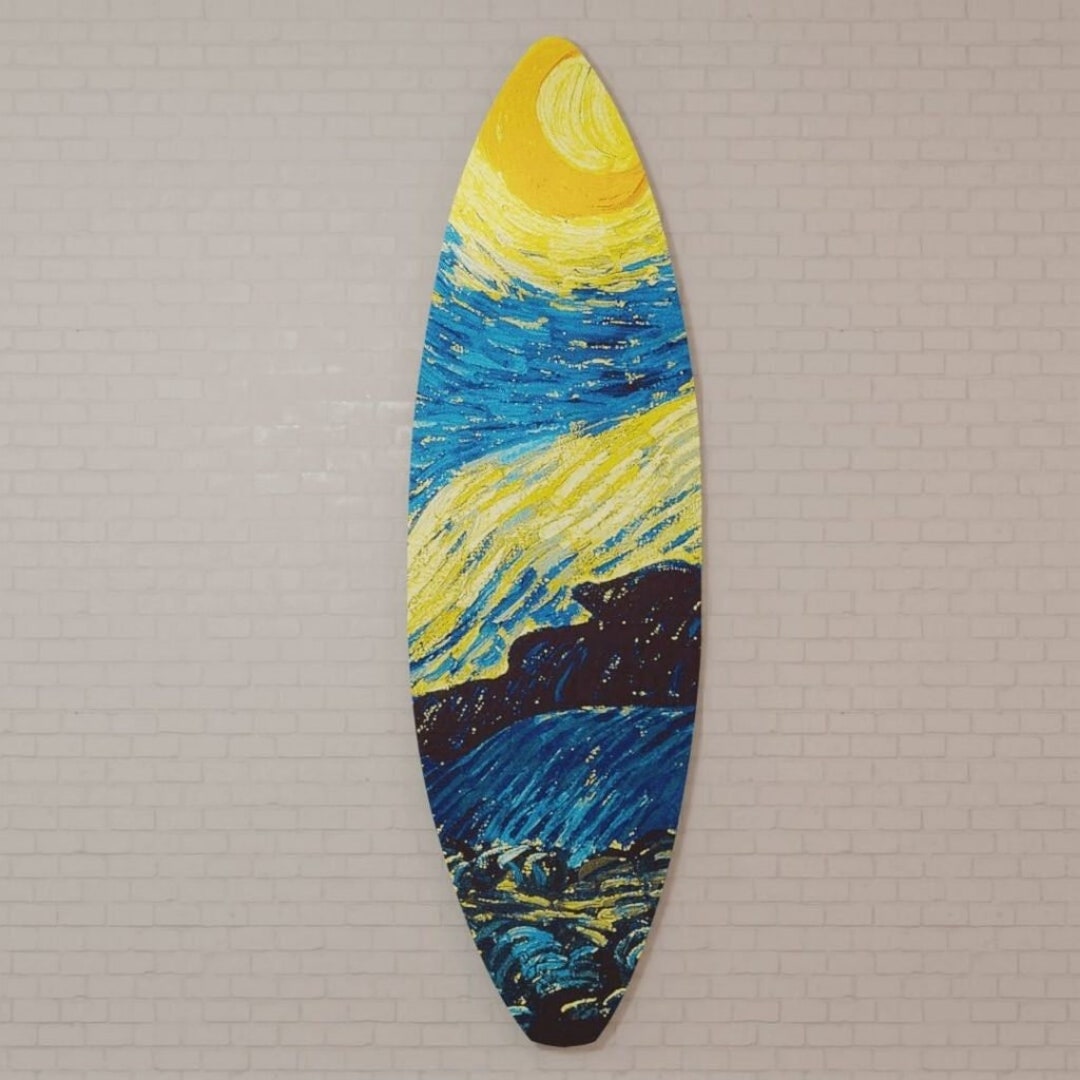 Acrylic 2024 surfboard art