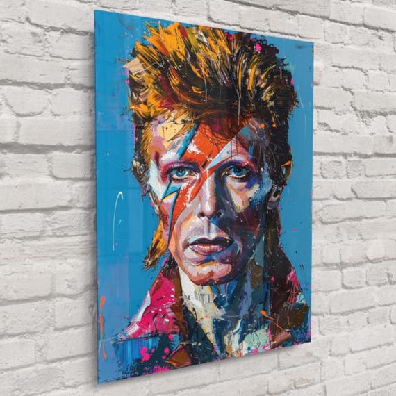 David Bowie as Ziggy Stardust Pop Art Print – Bold Close-up