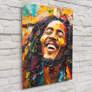 Bob Marley Pop Art Print – Iconic Music Legend Portrait, Vibrant Reggae Decor, Bold Wall Art | Free Shipping