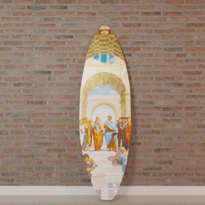 Surfboard Wandkunst auf Glas (Acryl): Rom