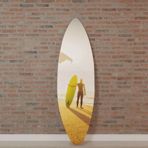 Surfboard Wandkunst auf Glas (Acryl): Time To Play