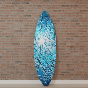 Surfboard Wandkunst auf Glas (Acryl): Under the Sea