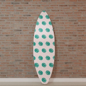 Surfboard Wall Art Printed on Glass (Acrylic): Boho