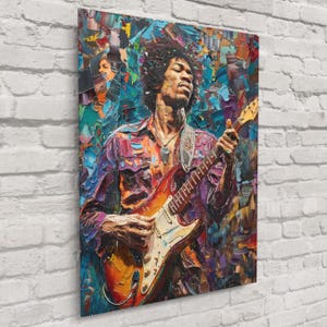 Jimi Hendrix Pop Art Print – Legendary Guitarist Portrait, Iconic Rock ’n’ Roll Decor, Timeless Music Wall Art | Free Shipping!