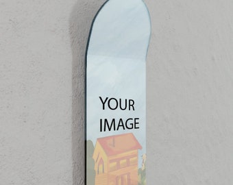 Skateboard Wall Art Printed on Glass (Acrylic): Custom Design