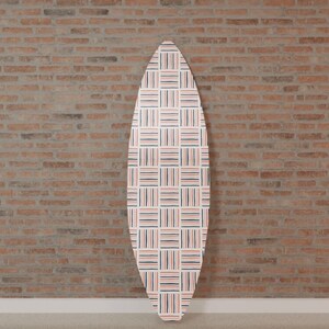 Surfboard Wandkunst auf Glas (Acryl): Lustige Quadrate