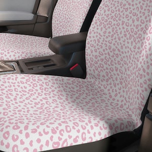 Nuenen 15 Pcs Pink Car Accessories Set Car Seat Covers Full Set