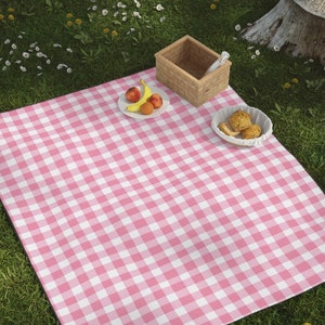 Pink Picnic Blanket Floral Picnic Blanket Pink Cute Picnic Blanket Pink Floral Picnic Blanket Pink Picnic Mat Pink Beach Mat Pink Etsy