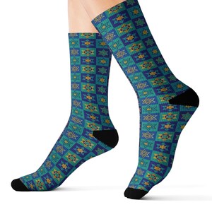 Hannukkah Socks Hannukkah Gifts Hannukkah Women Hannukkah Men Hannukkah Gift Ideas Blue Gold Jewish Themed Gifts Jewish Socks Jewish Gifts