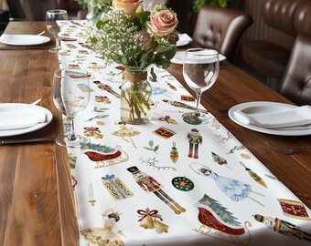 Nussknacker Weihnachten Tischläufer, Urlaub Dekor