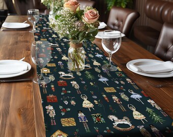 Nussknacker Tischläufer Weihnachten: Urlaub Dekor