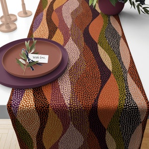 Afrocentric Table Runner | Colorful Patterned African Decor