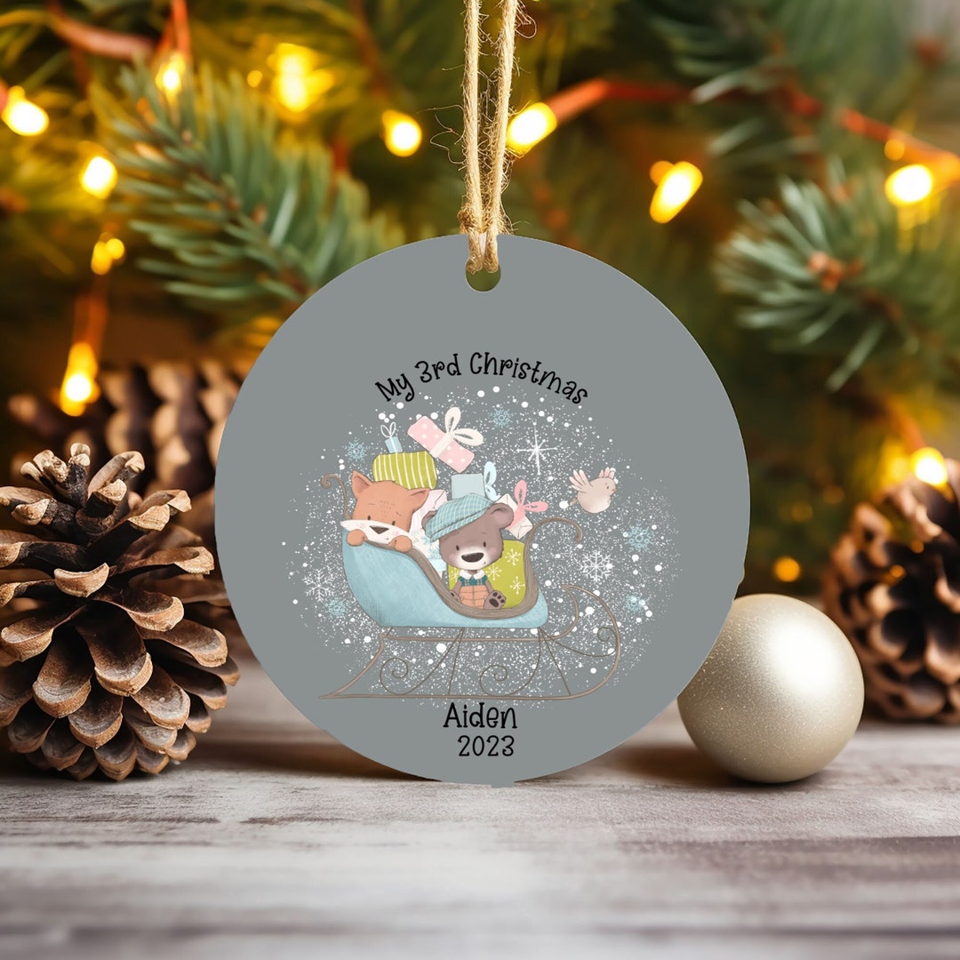 Babies 2nd Ornament Babys 2nd Christmas Ornament Second Etsy