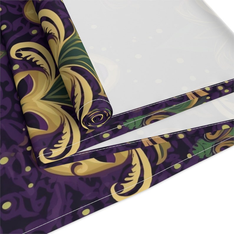 mardi gras table runner near me