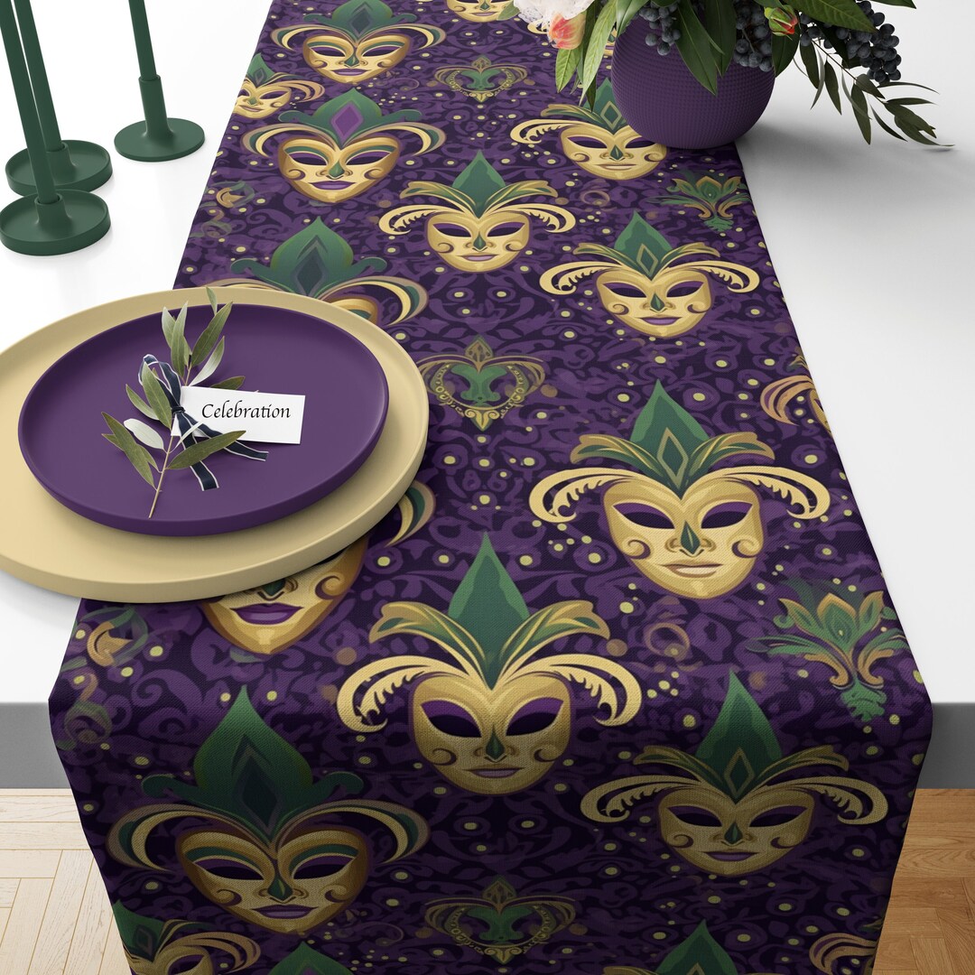 mardi gras table scapes
