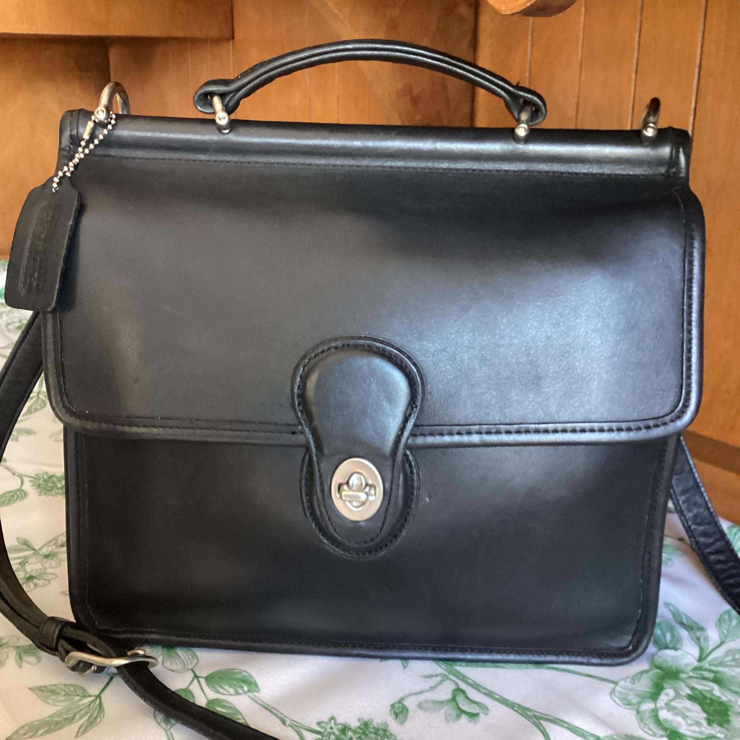 極美品 vintage coach old mini Boston Black 極美品 vintage coach old mini Boston Black Vintage Black Coach