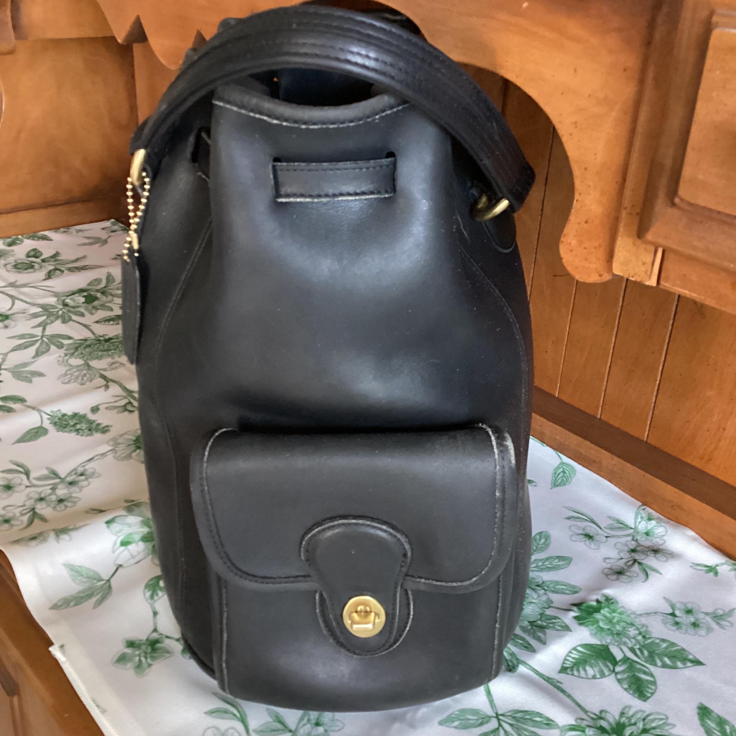 Vintage Coach Backpack Black - Etsy display picture 3