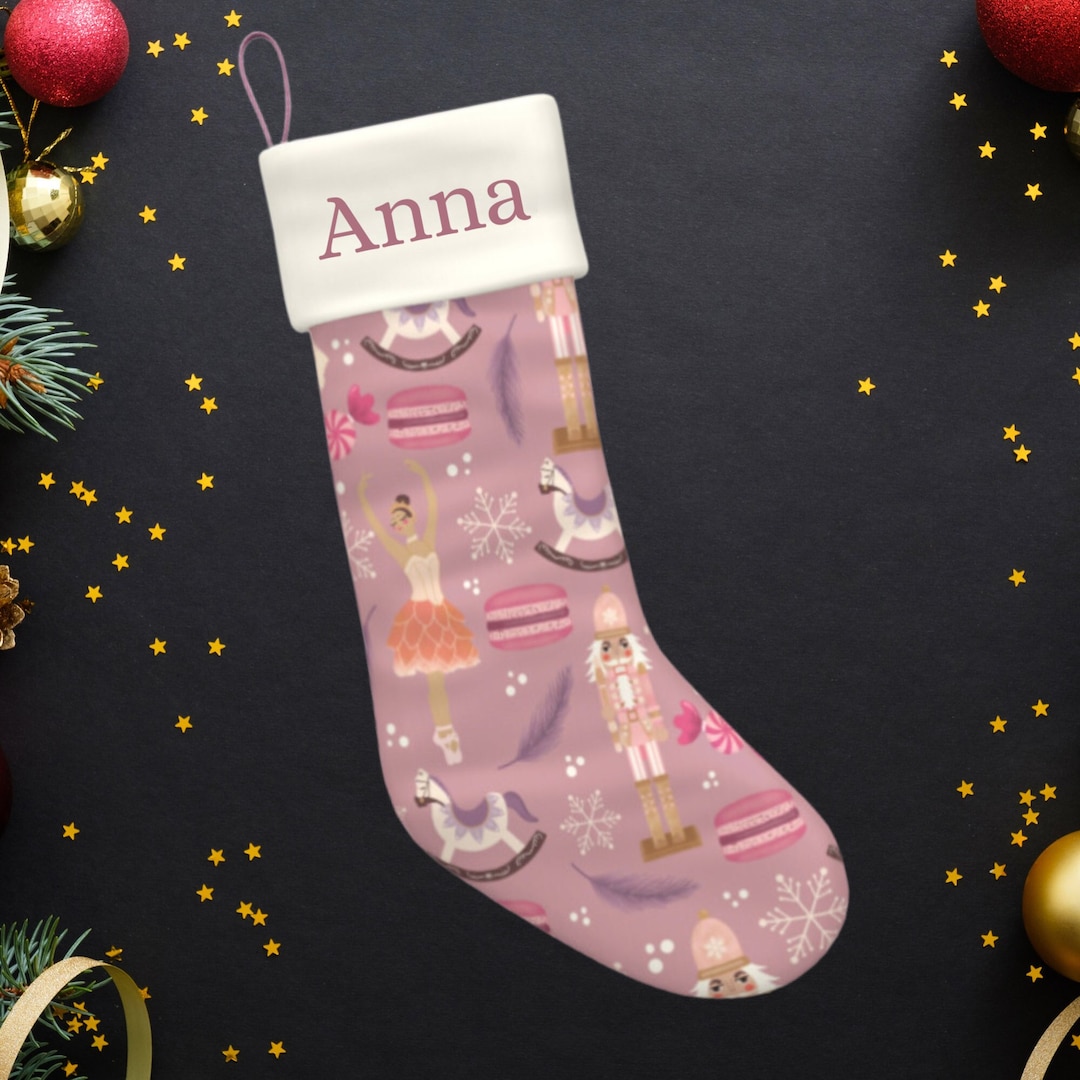 Velvet Christmas Stocking Personalized Velvet Christmas Etsy