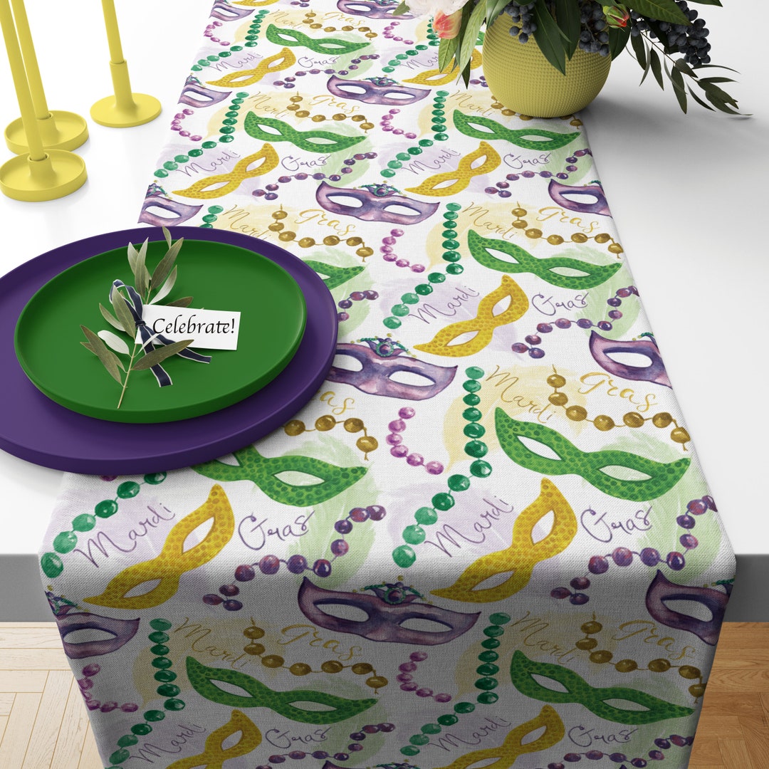 amazon mardi gras table runner