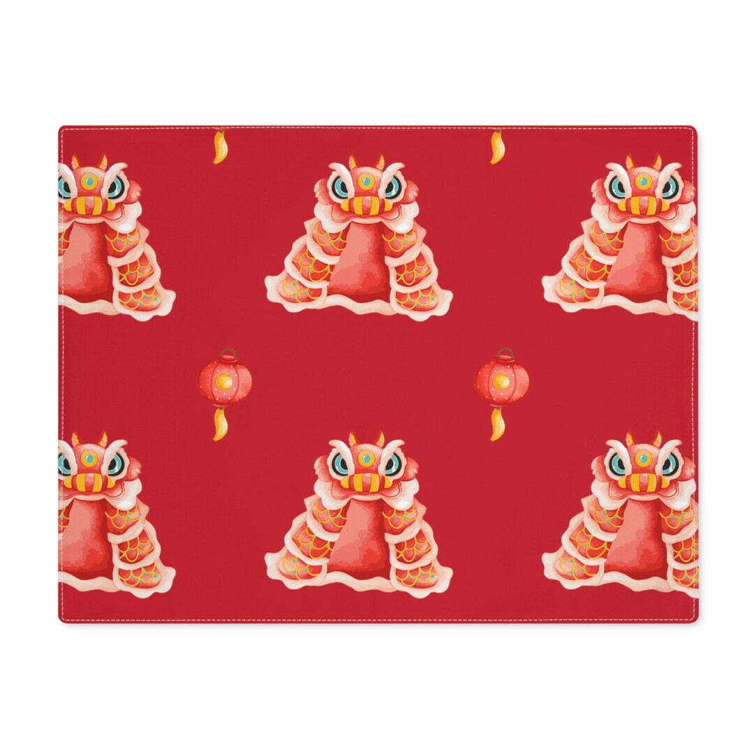 Chinese New Year Placemat Chinese New Year Decor Chinese New Etsy