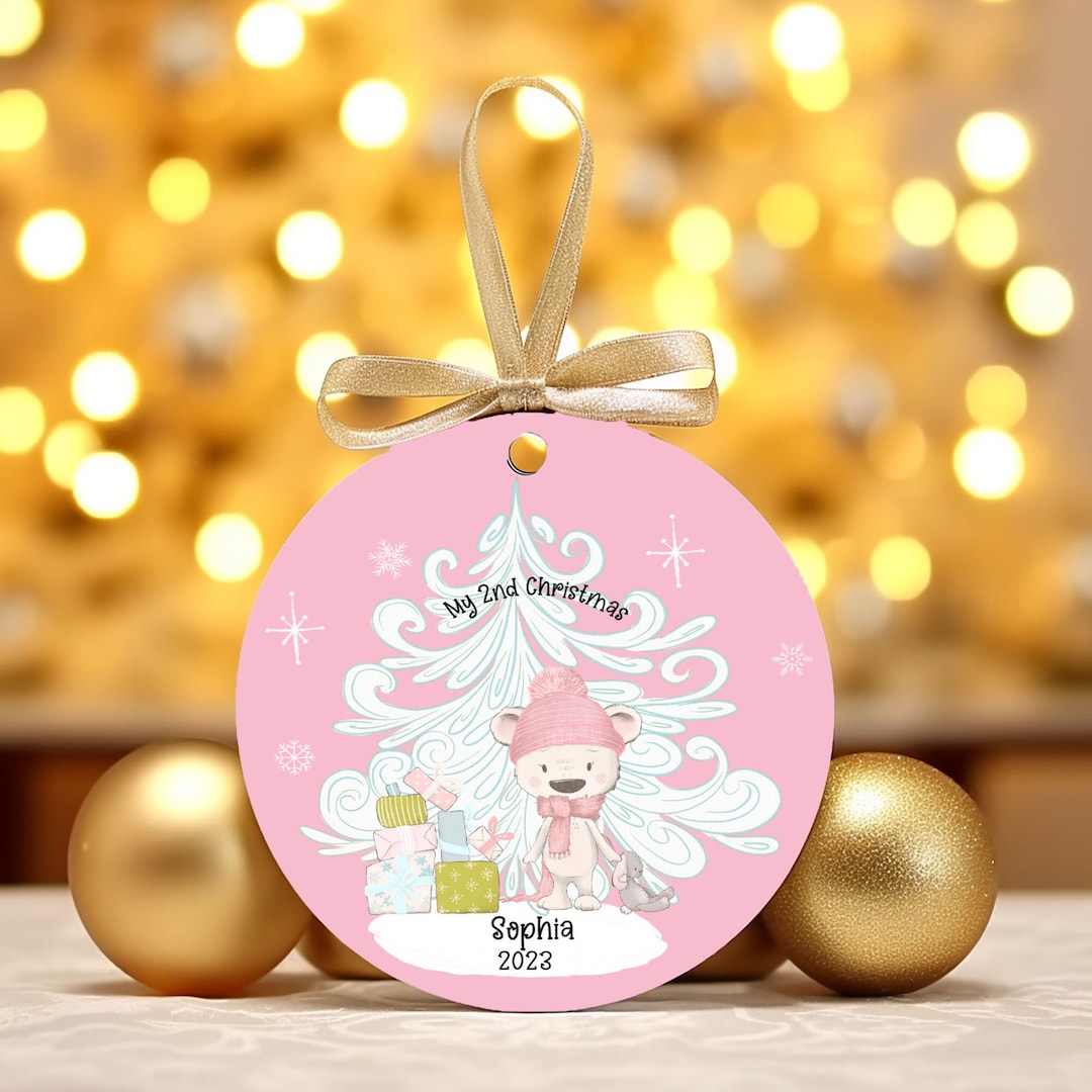 Babys 2nd Ornament Babys 2nd Christmas Ornament Second Christmas Third