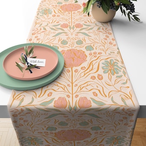Boho Wedding Table Runner Boho Table Runner Bohemian Wedding Runner Spring Table Runner Boho Decor Boho Home Boho Summer Table Runner
