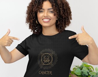 Cancer Horoscope T-Shirt, Zodiac Signs, Astrology Tee, Horoscope Shirt, Gifts for Astrology Lovers, Horoscope Gifts, High Quality Unisex Tee