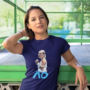 Australian Open Tennis Tournament 2023 T-Shirt, Kontaveit Design, Tennis Lovers Gifts, Unisex Heavy Cotton Tee, Gifts For Her, Gifts For Him