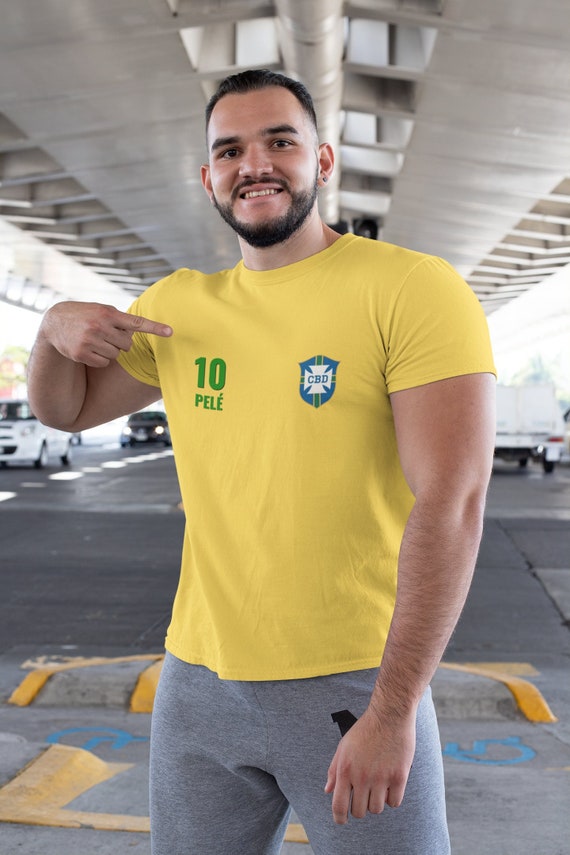 Pele 1970 CBD T-Shirt, The King Of Football, O Rei Pelé Tee, Gift For Pelé Fans, 1970 Fifa World Cup, Brazil Soccer Tee, Unisex Jersey Tee