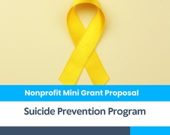 Nonprofit Mini Grant Proposal - Suicide Prevention