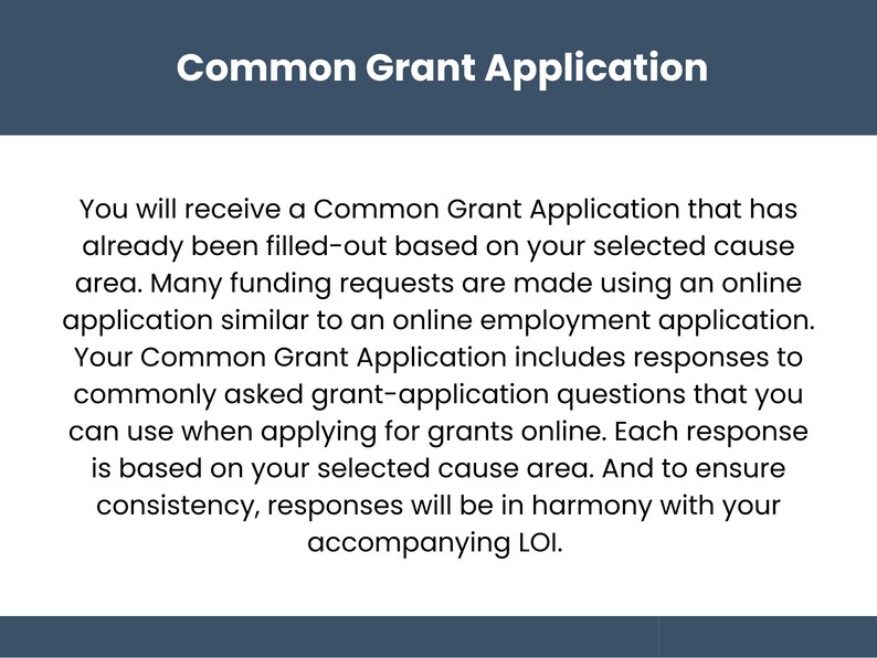 Nonprofit Grant Proposal Kit Community Center Etsy